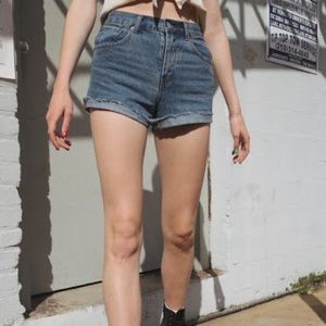 Brandy Melville High Waisted Denim Shorts